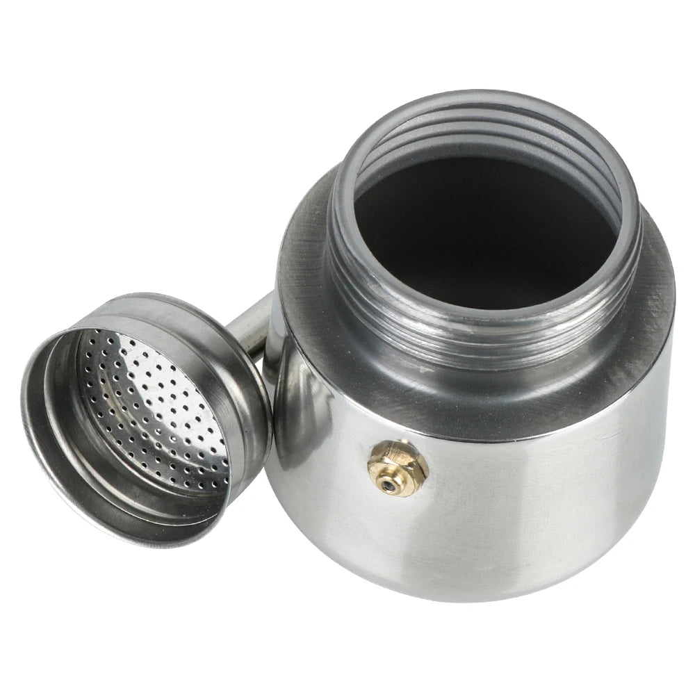 Coffee Maker Pot Moka Coffee Maker Stainless Steel 9 Cups Mocha Espresso Latte Stovetop Filter Coffee Pot for Kitchen