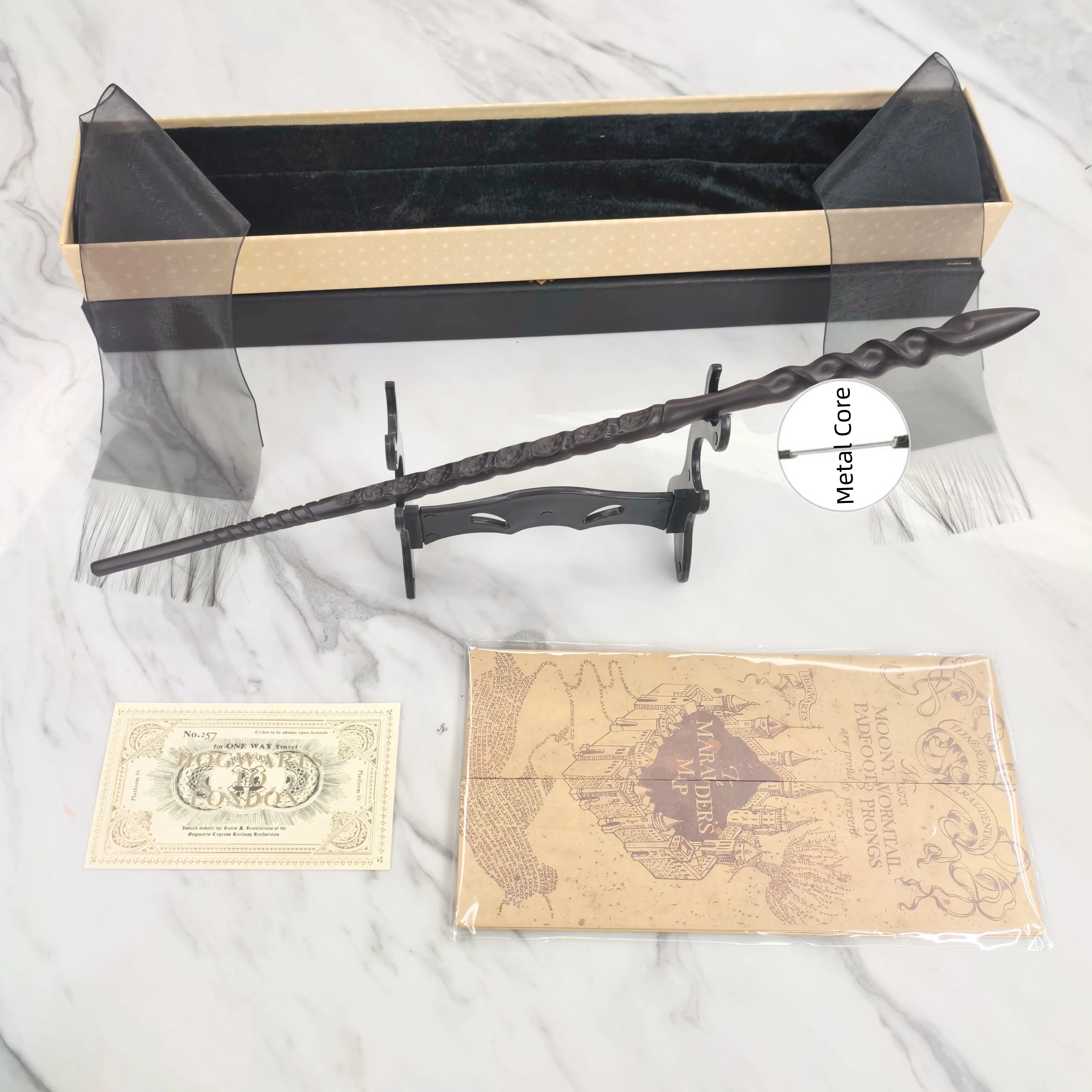 Gift Box Set Anime Cosplay Magic Wand With Box Children Decoration Toy Accessories For Kids Bacchetta Magic Stick
