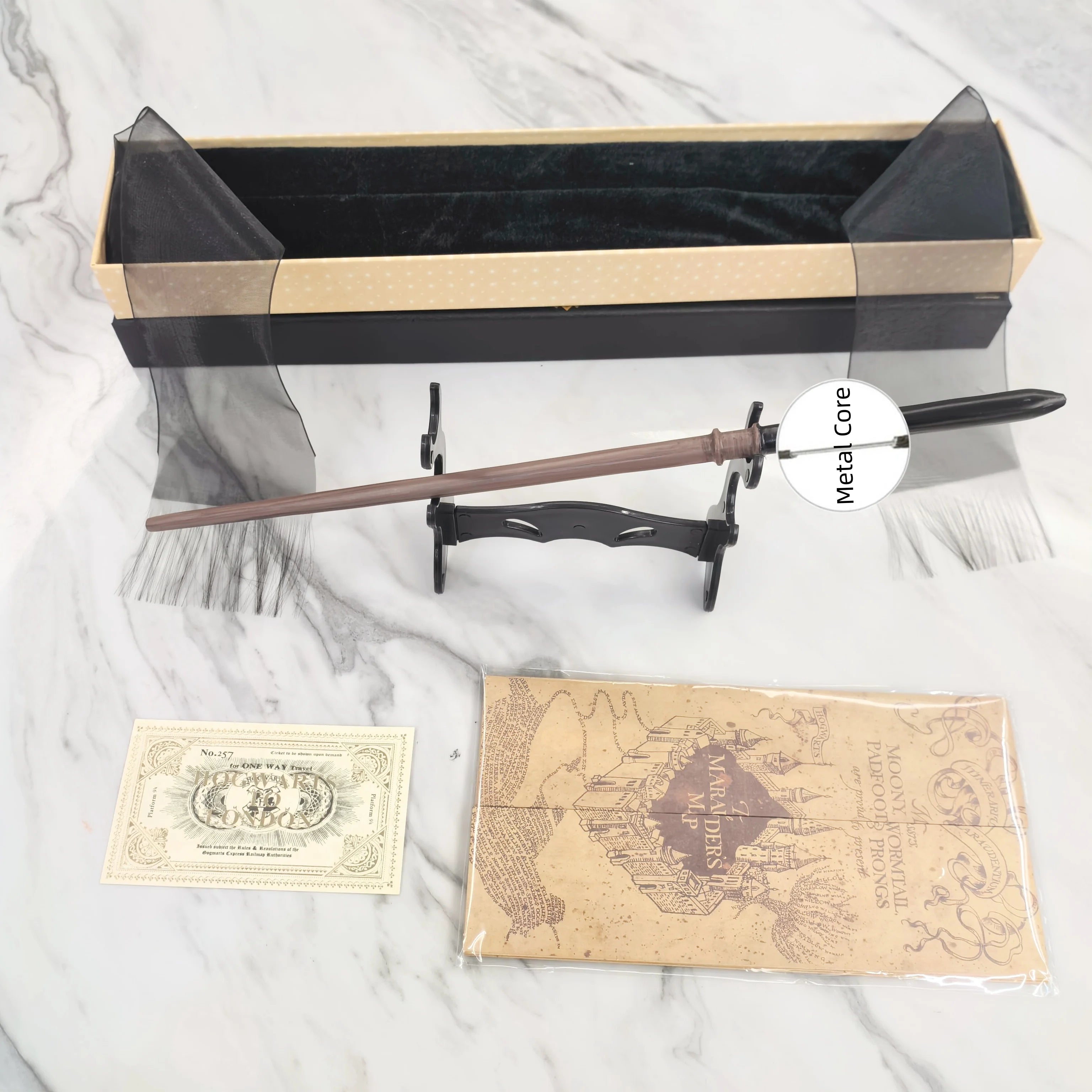 Gift Box Set Anime Cosplay Magic Wand With Box Children Decoration Toy Accessories For Kids Bacchetta Magic Stick
