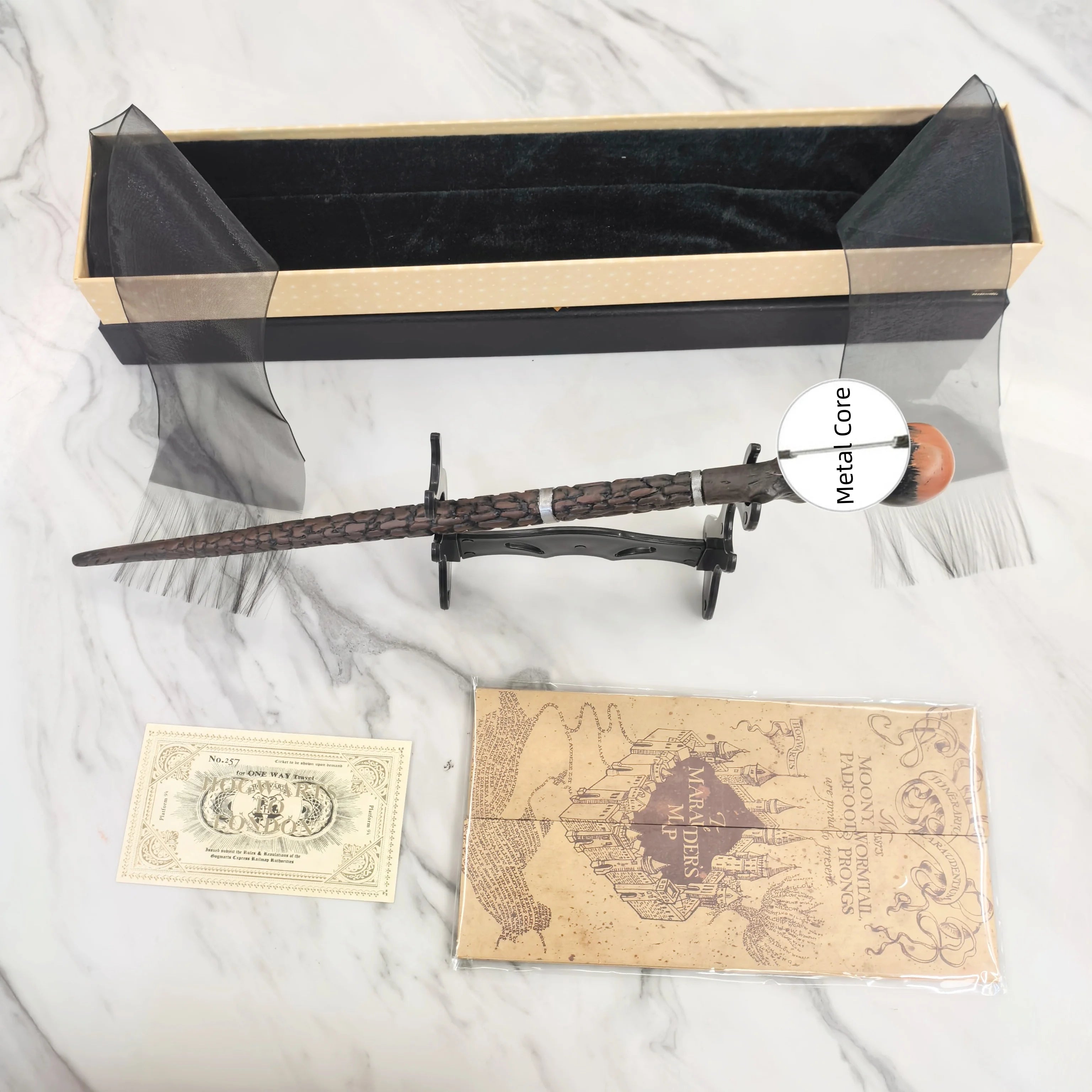 Gift Box Set Anime Cosplay Magic Wand With Box Children Decoration Toy Accessories For Kids Bacchetta Magic Stick