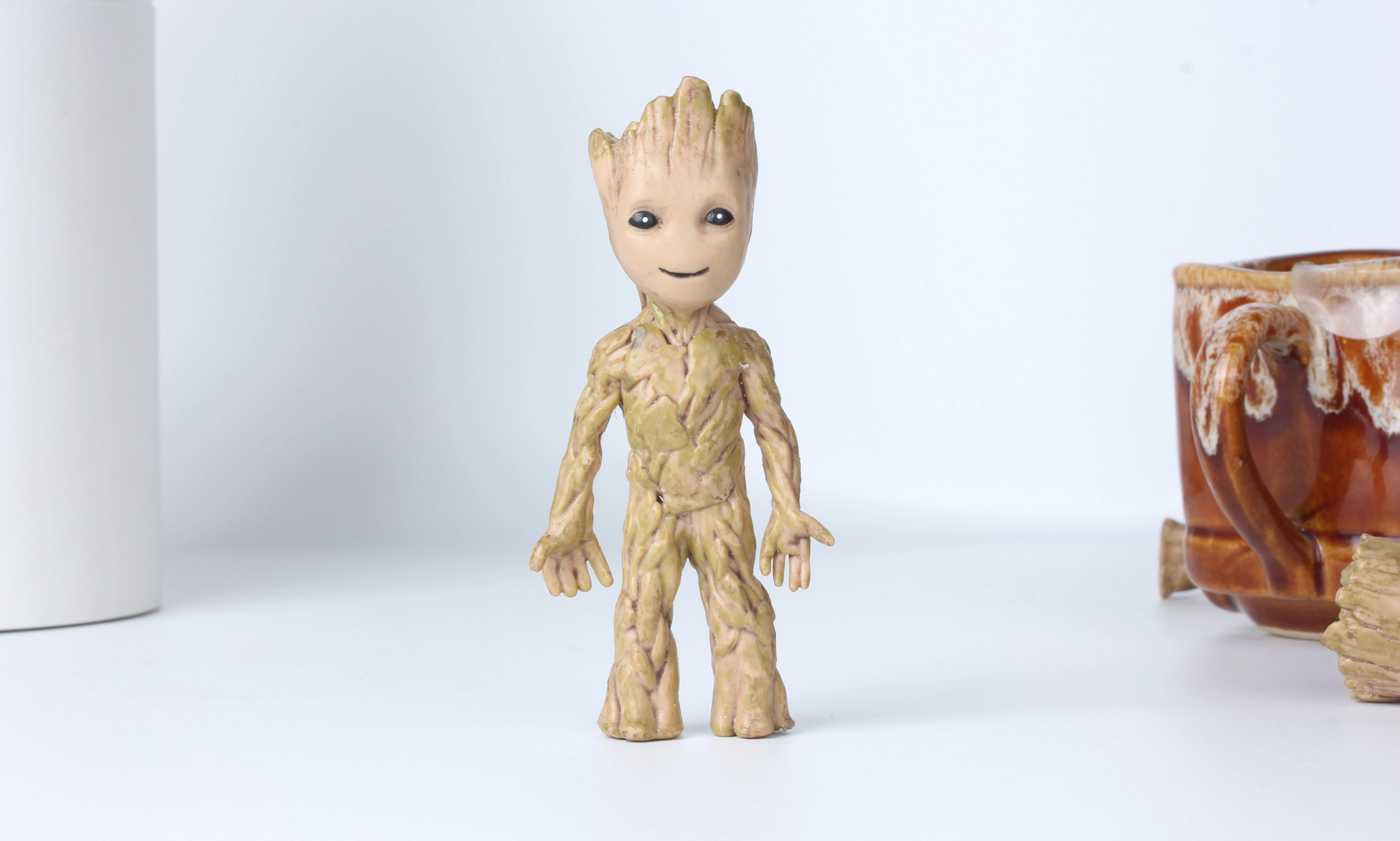Action Figurine Handicrafts Home Study Room Decoration Miniature Model Baby Groot Tree Man Character Ornament Funny Decoration