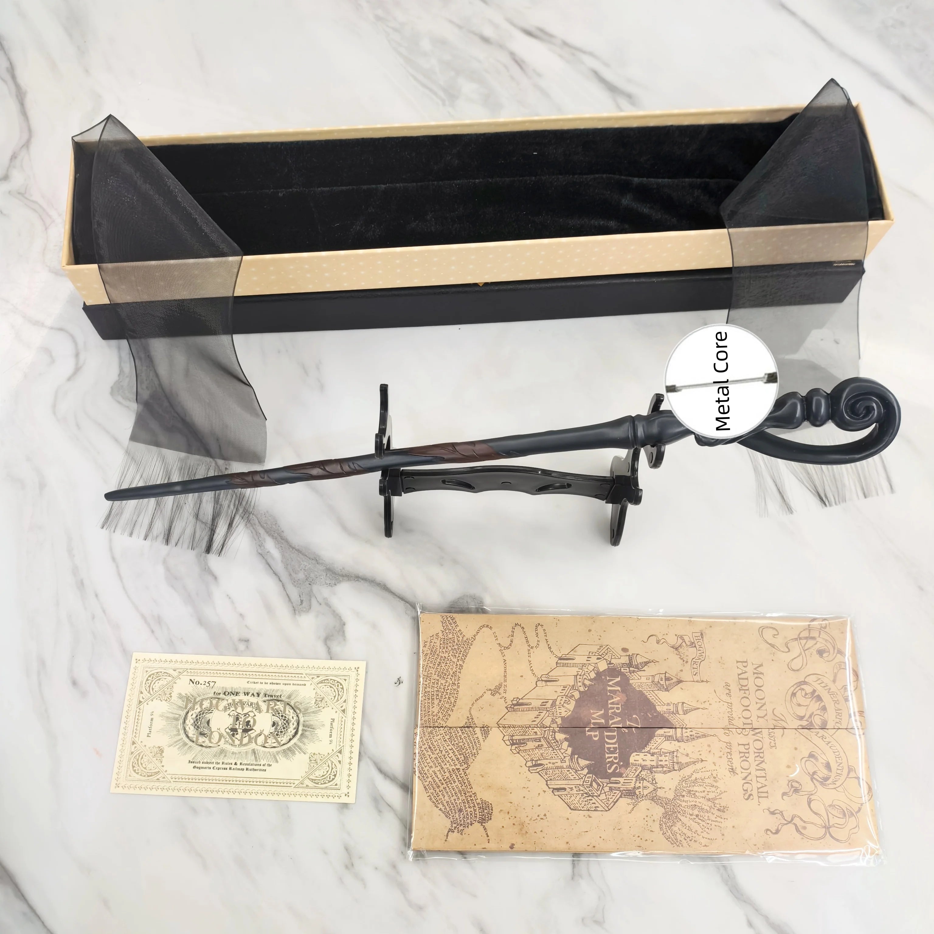 Gift Box Set Anime Cosplay Magic Wand With Box Children Decoration Toy Accessories For Kids Bacchetta Magic Stick