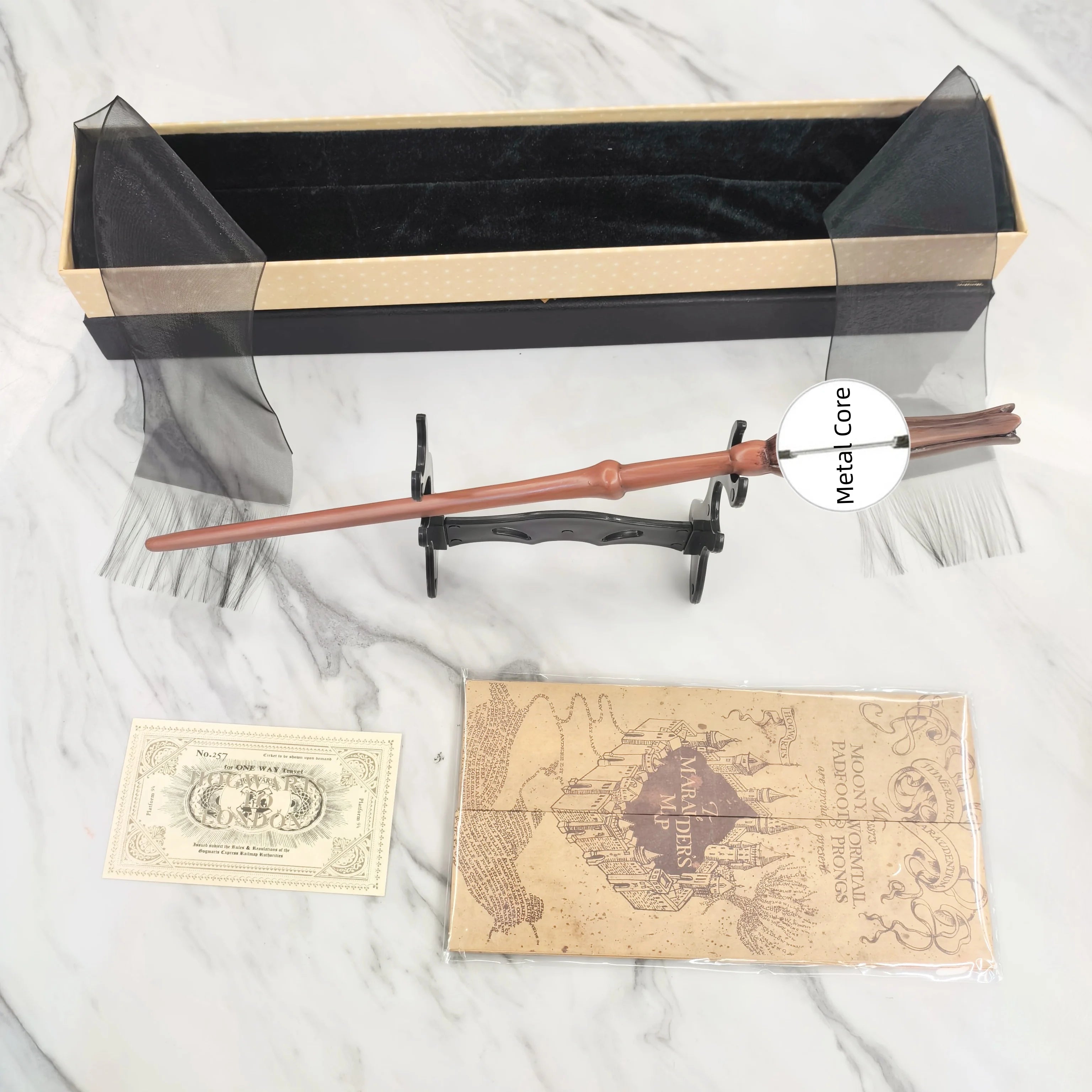 Gift Box Set Anime Cosplay Magic Wand With Box Children Decoration Toy Accessories For Kids Bacchetta Magic Stick