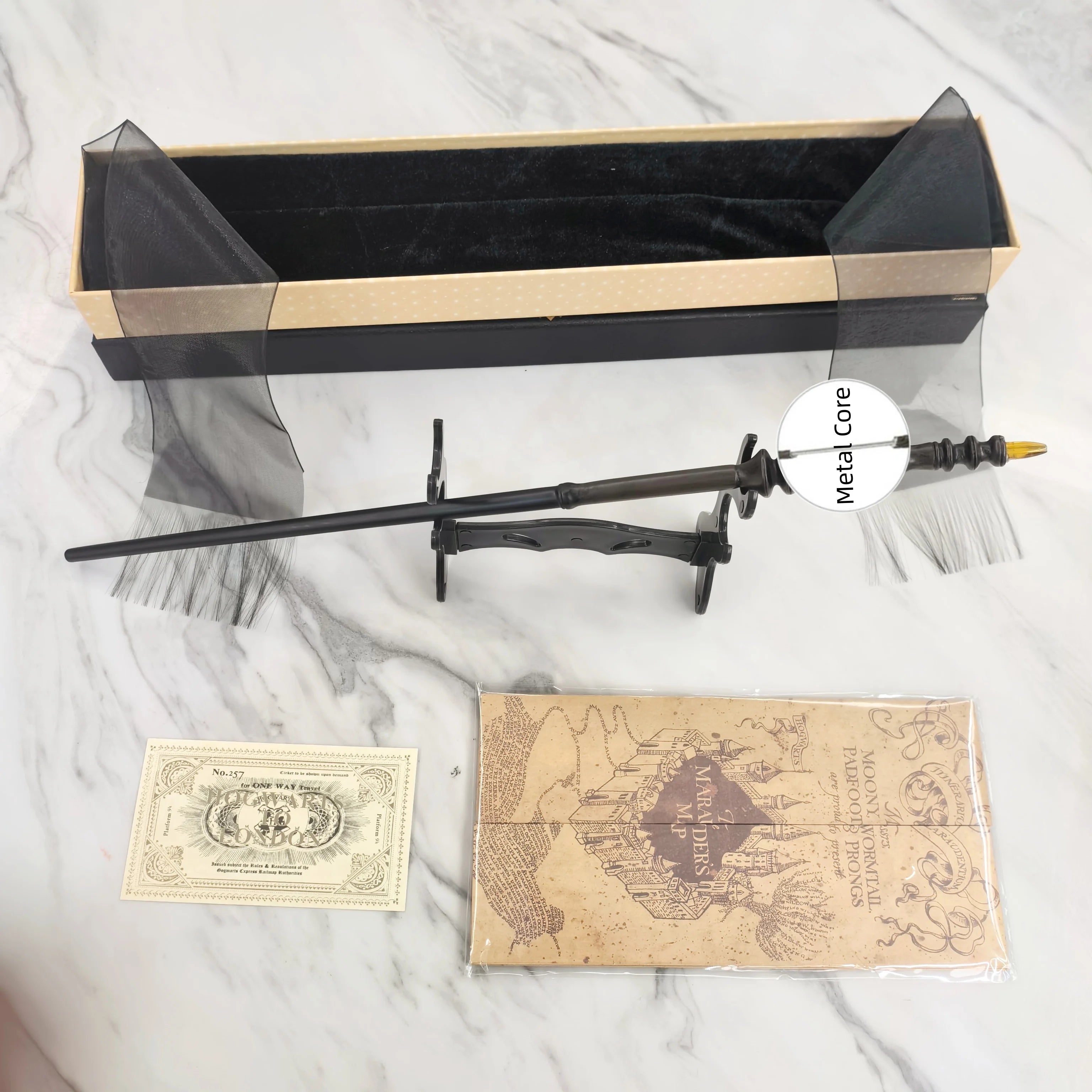 Gift Box Set Anime Cosplay Magic Wand With Box Children Decoration Toy Accessories For Kids Bacchetta Magic Stick