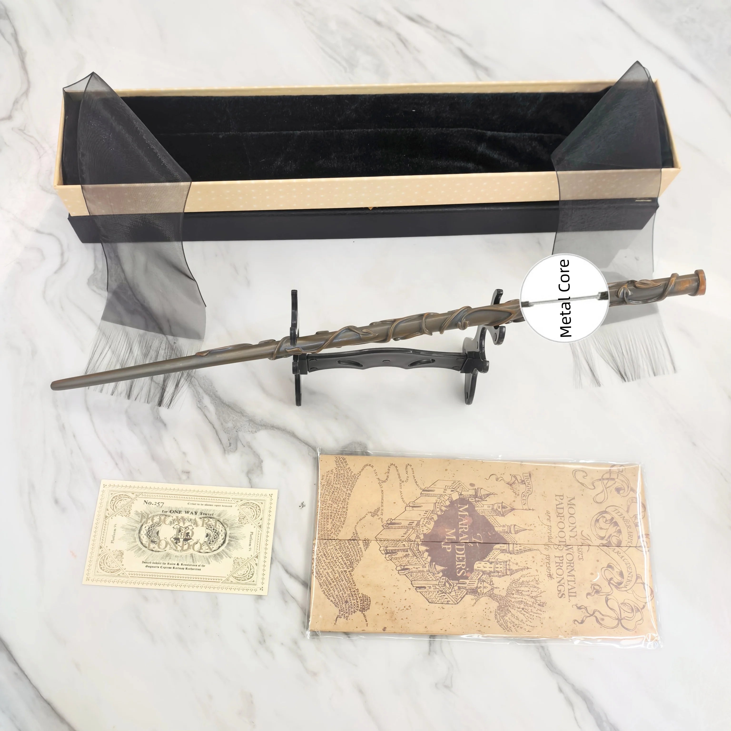Gift Box Set Anime Cosplay Magic Wand With Box Children Decoration Toy Accessories For Kids Bacchetta Magic Stick