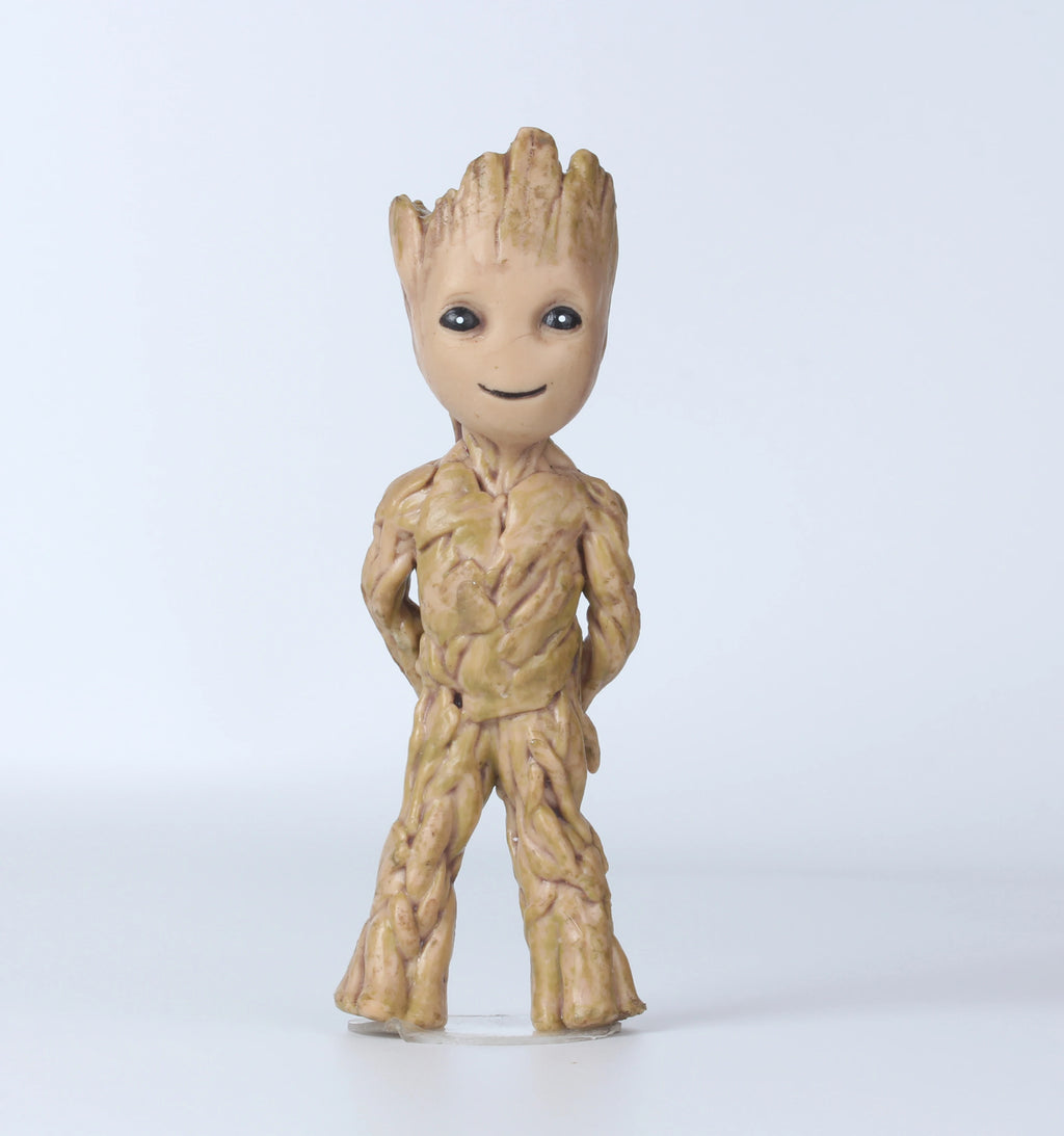 Action Figurine Handicrafts Home Study Room Decoration Miniature Model Baby Groot Tree Man Character Ornament Funny Decoration