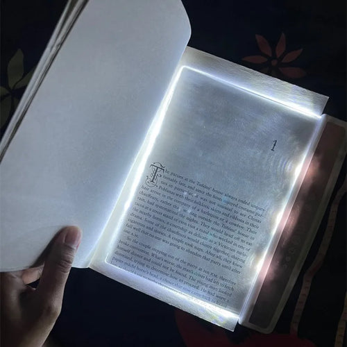 LED Book Light for Reading in Bed,Flat Panel Eye-Caring Bookmark Light,Portable Reading Lamp,Mini Night Light,Car,Travel,Gifts