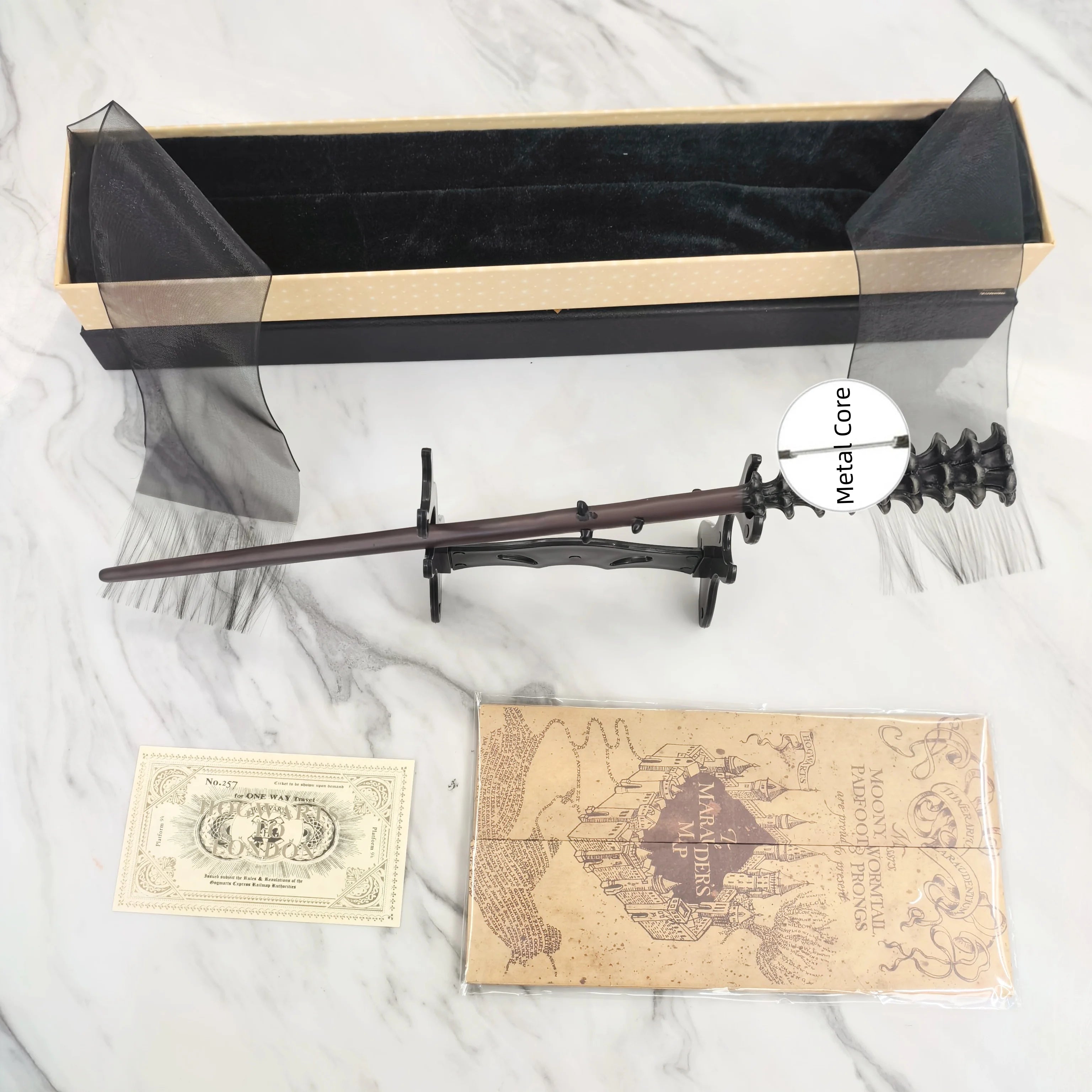 Gift Box Set Anime Cosplay Magic Wand With Box Children Decoration Toy Accessories For Kids Bacchetta Magic Stick