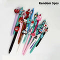 5 Pieces of Medical-Themed Cartoon Gel Pens, Featuring Novel and Unique Designs with Medical-Related Elements as Pen Decorations, Combining Both Fun and Professional Characteristics, Can Meet the Personalized Writing Needs